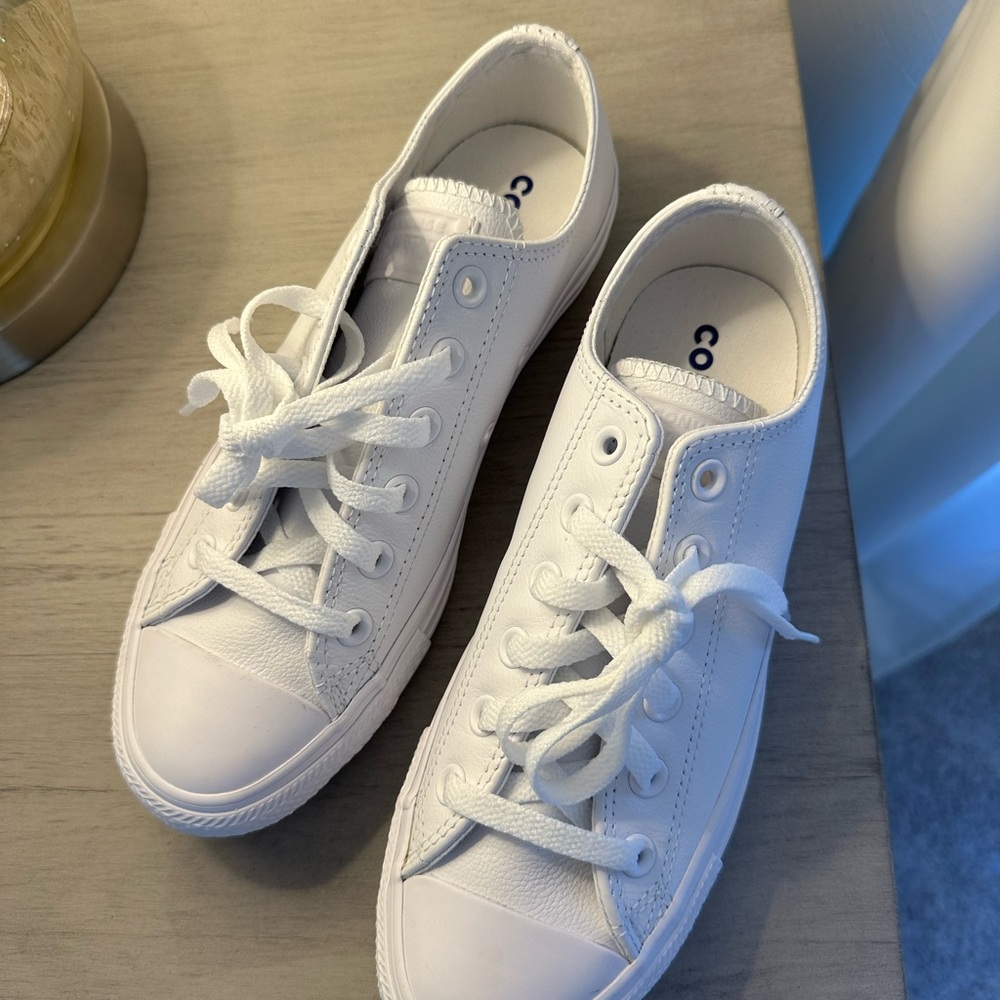 Converse All Stars leather White Sneakers